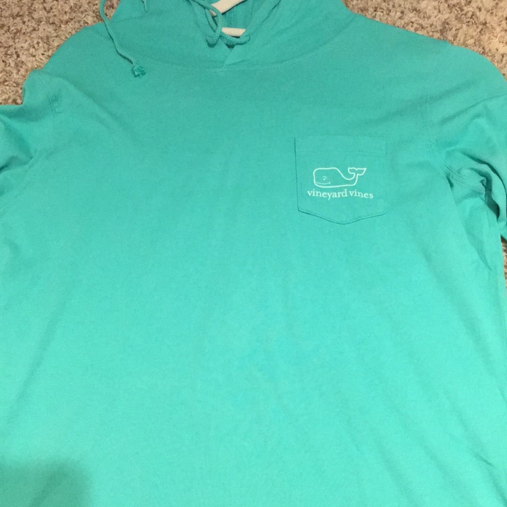 Vineyard vine long sleeve with hood